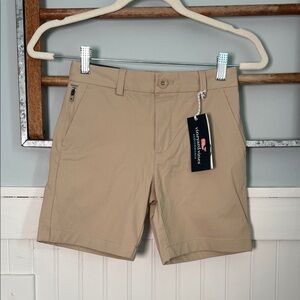 Vinyard Vines new tags, boys performance shorts, size 8 color sand NWT